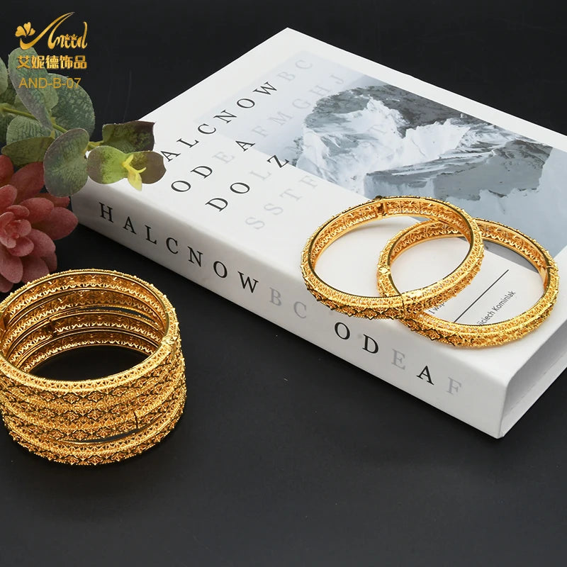 Indian Jewelry for Women Gold Color Bracelets Dubai Designer XPrice Shop