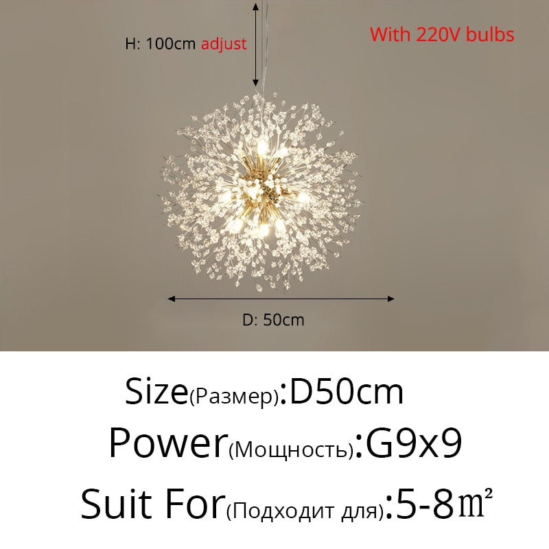 Nordic Modern LED Indoor Chandelier TOPAZ.PK