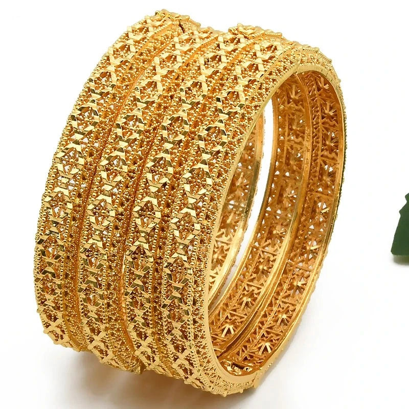 Indian Jewelry for Women Gold Color Bracelets Dubai Designer XPrice Shop