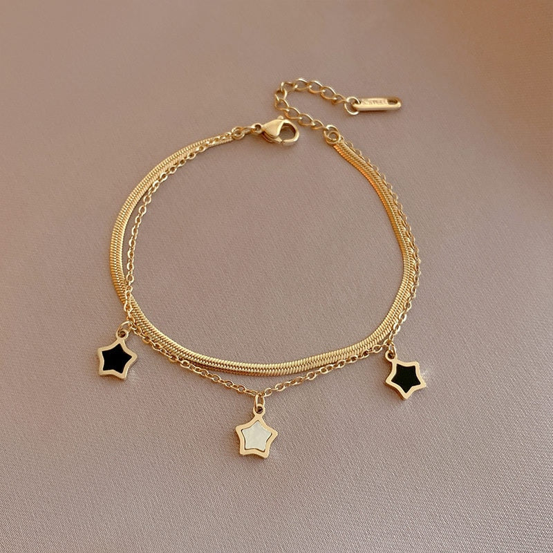 DIEYURO Star Charm Necklace and Bracelet XPrice Shop