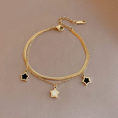 DIEYURO Star Charm Necklace and Bracelet XPrice Shop