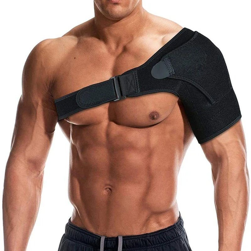 Adjustable Breathable Shoulder Support Brace Strap Sport Gym Stretch Bandage for Men Women