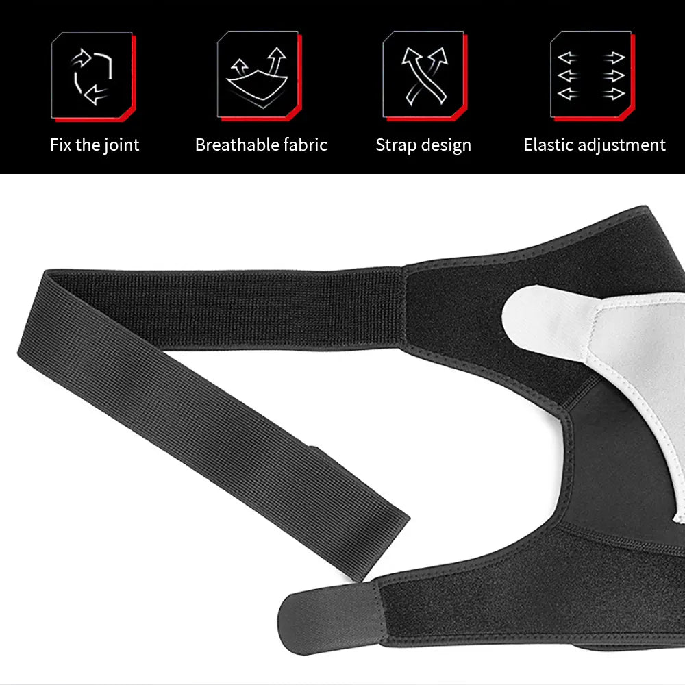 Adjustable Breathable Shoulder Support Brace Strap Sport Gym Stretch Bandage for Men Women